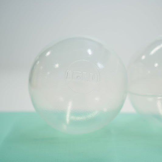 Soft Play Ball Pit Balls 500pc - Translucent
