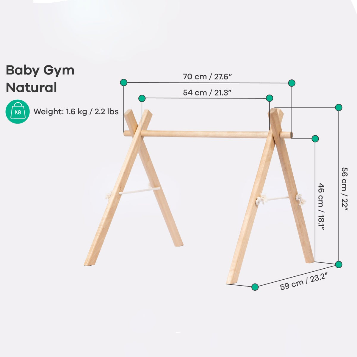 Wooden Baby Gym