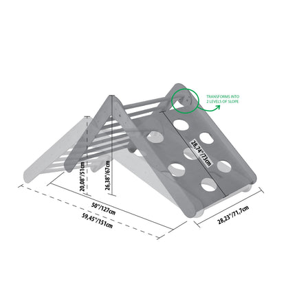 2-in-1 Montessori Climbing Triangle