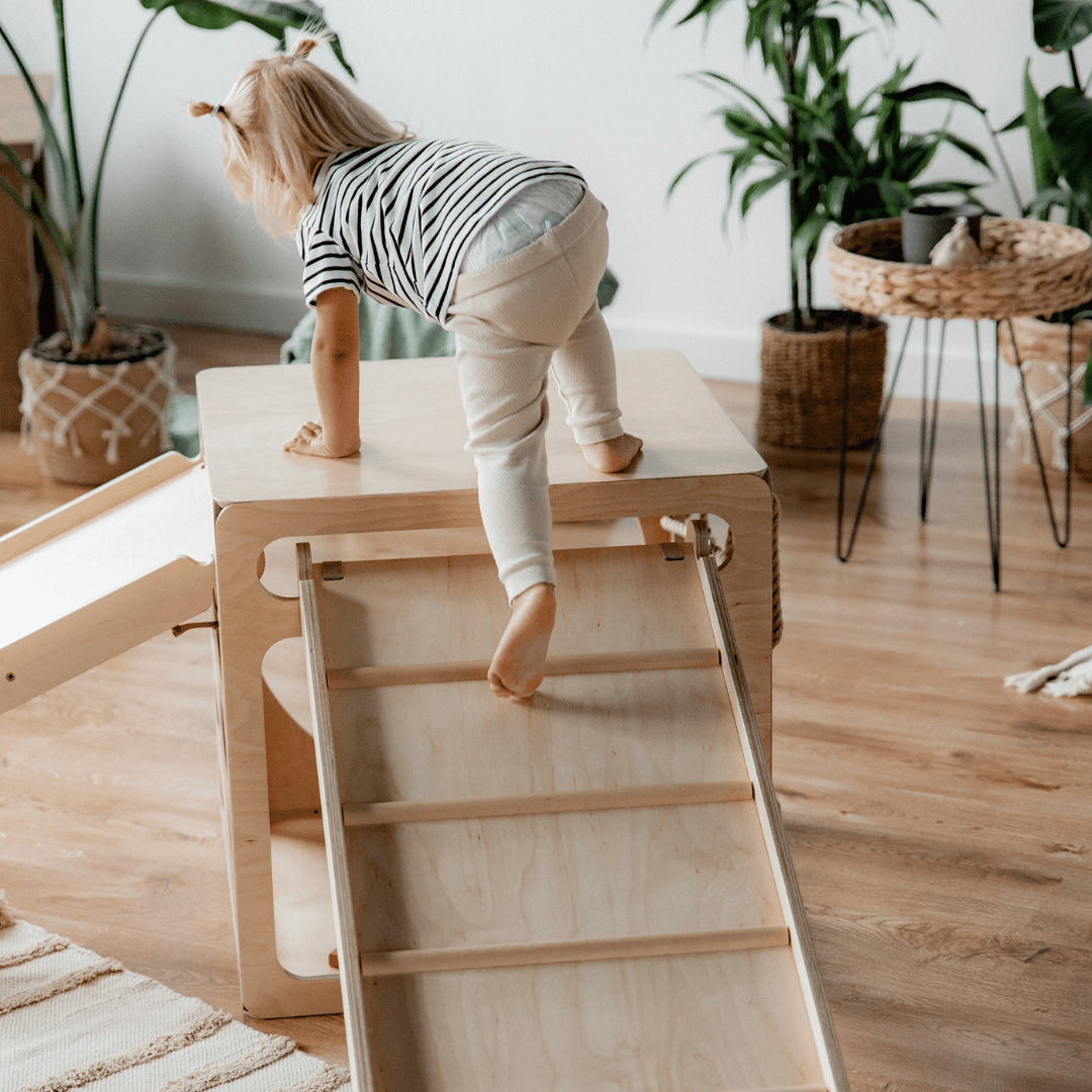 CUBITRI® Climbing Play Cube With Rope Window