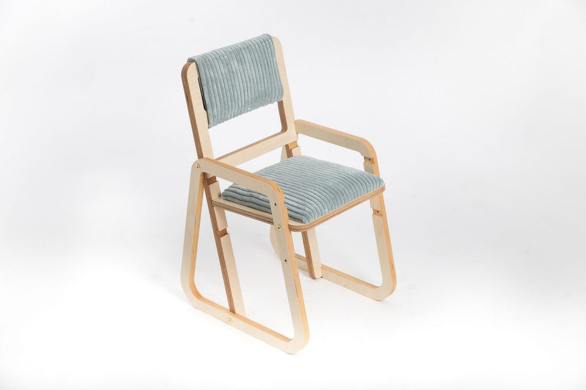 Adjustable Children Chair Julle - Mint Green