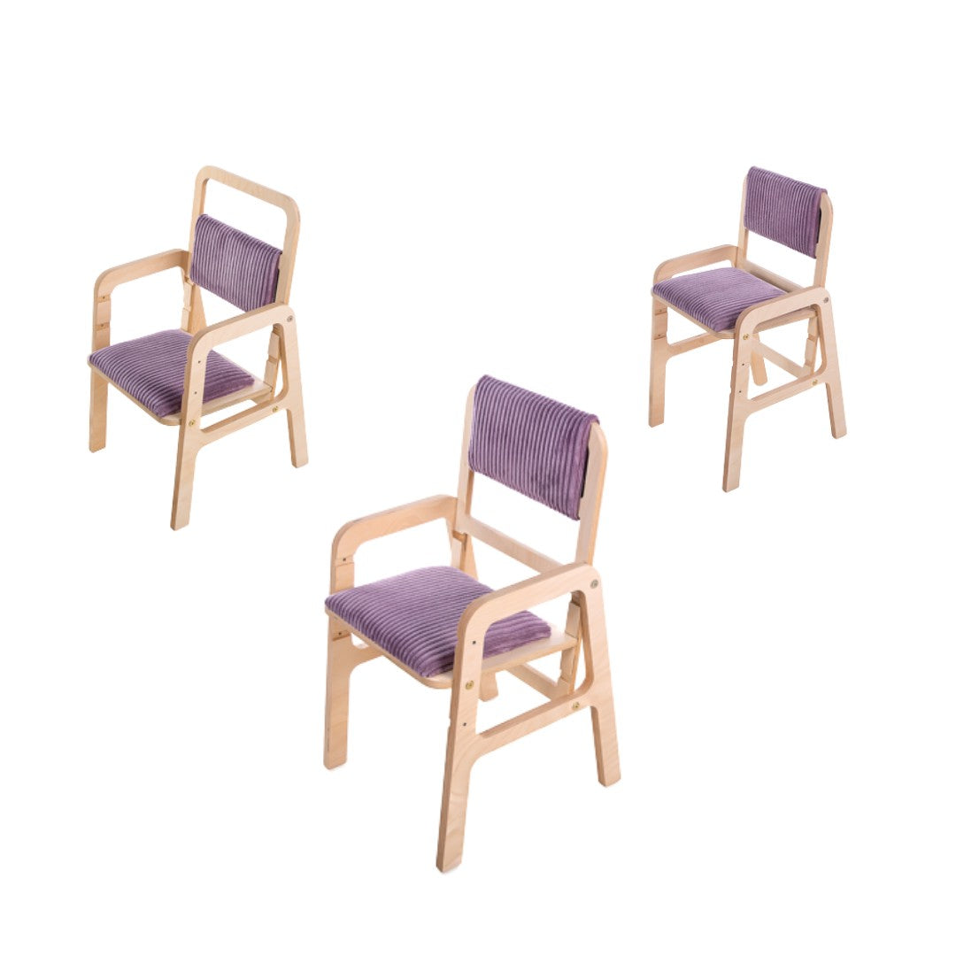 Adjustable Children Chair Luula - Cannon Pink