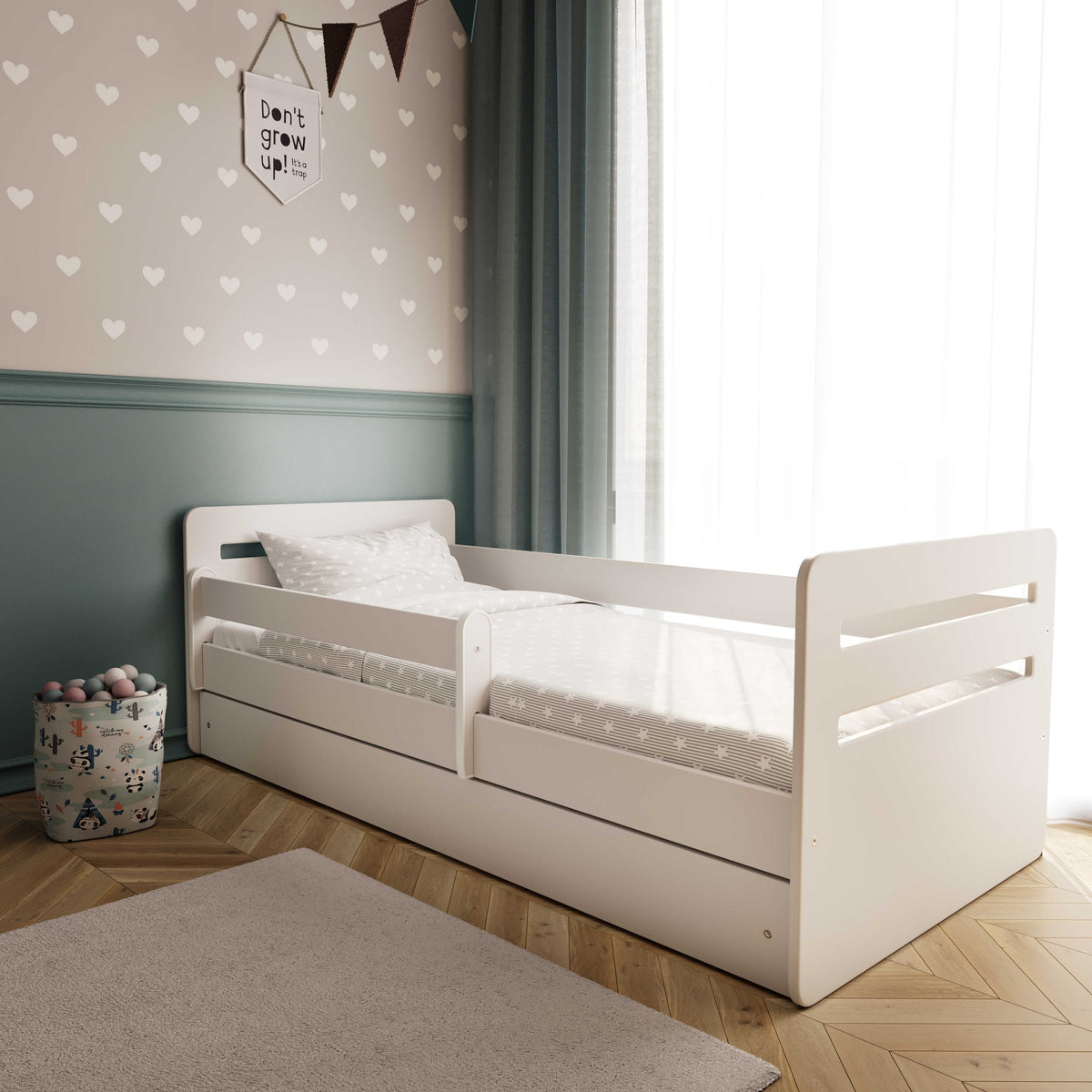 Children's Bed Tomi - White