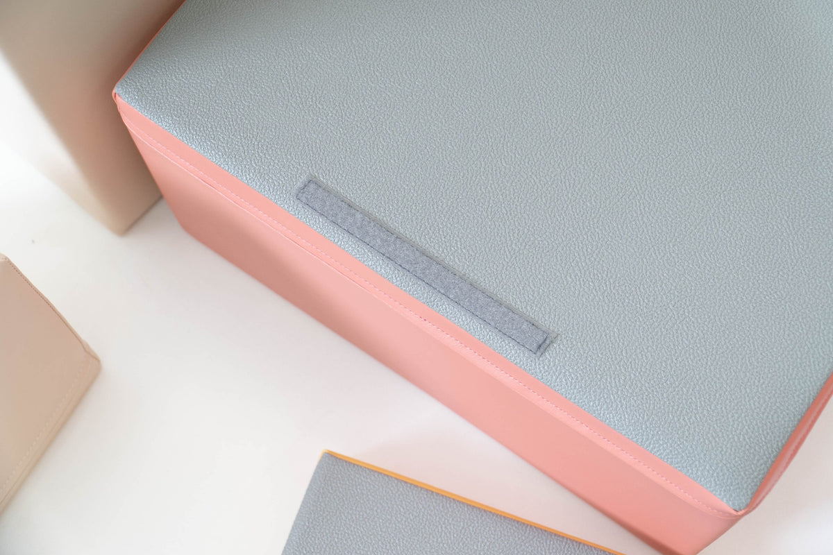 Soft Play 8 Foam Block Set - Pastel Pink Adventurer