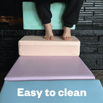 Soft Play 5 Foam Block Set - Light Pastel Corner Climber