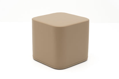 Large Play Pouf Cube - Beige