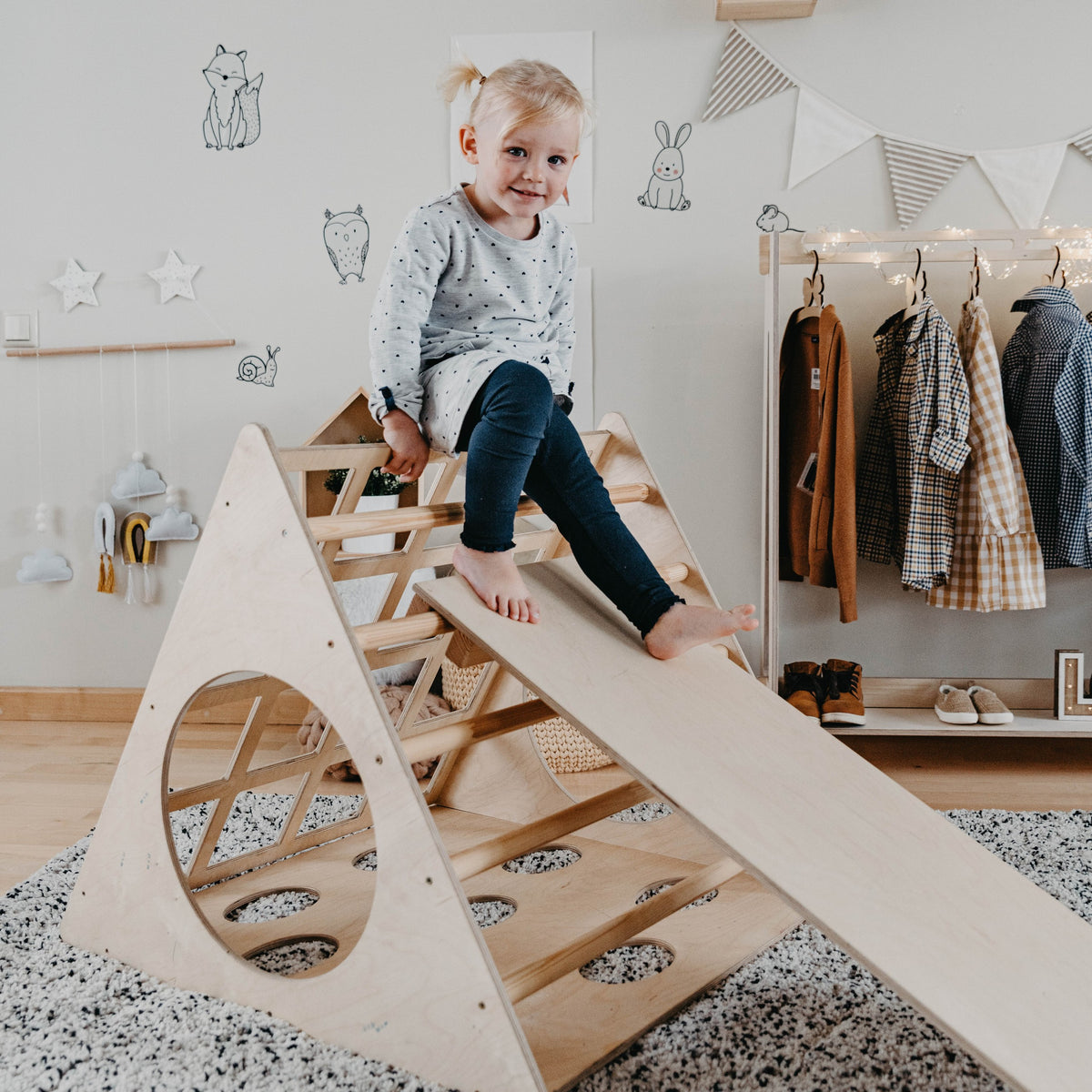 Montessori 3-Angle Climber With Ramp