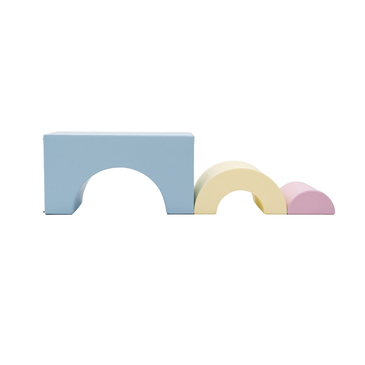 Rainbow Bridge Soft Play Set - Light Pastel