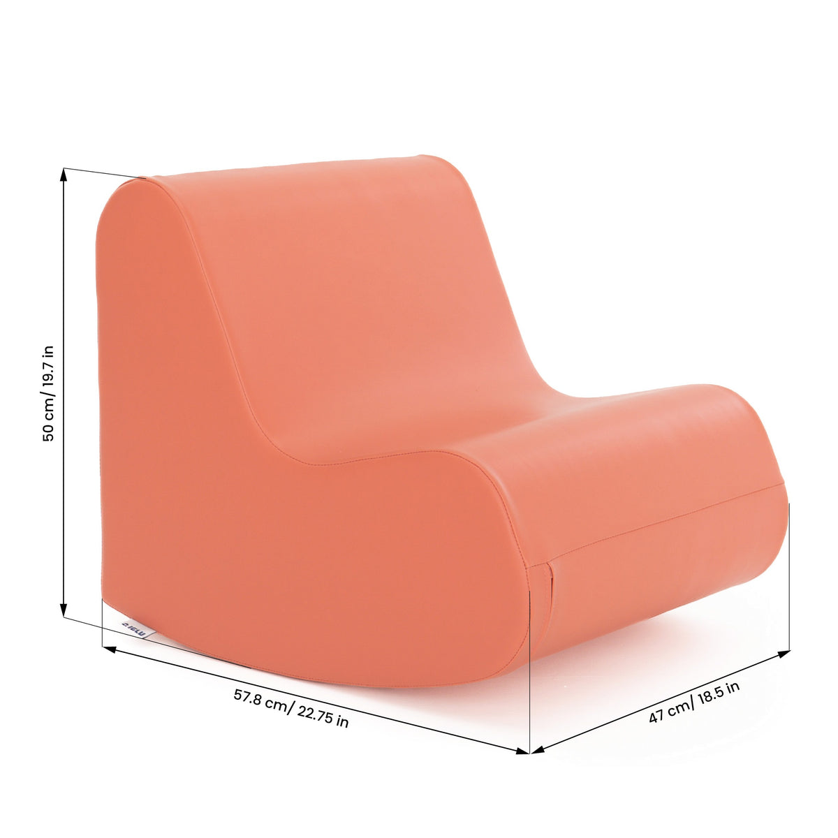 Rocking Chair - Salmon