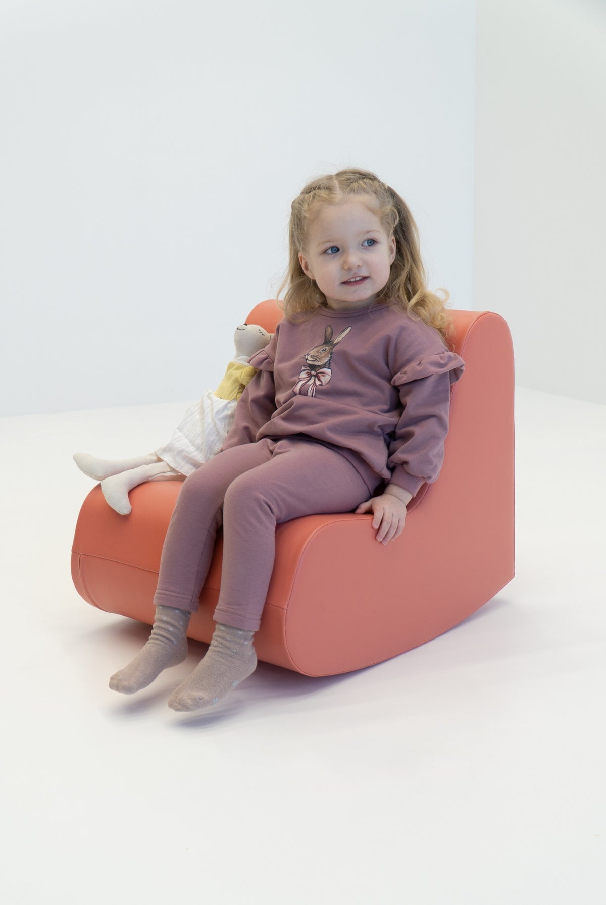 Rocking Chair - Salmon