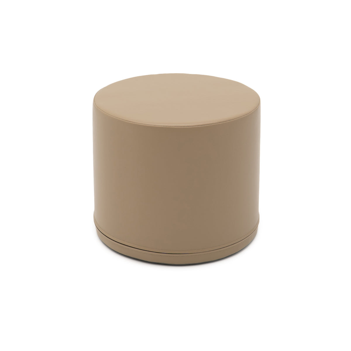 Small Play Pouf Cylinder - Beige