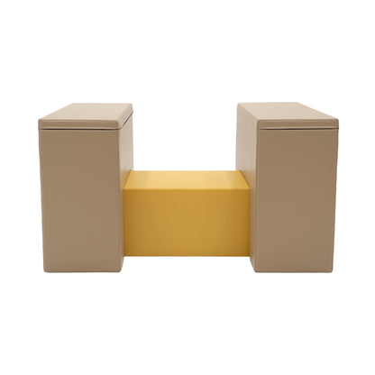 Soft Play Activity Set Balance Bridge - Beige & Honey