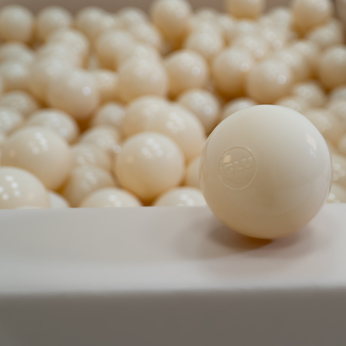 Soft Play Ball Pit Balls 500pc - Beige