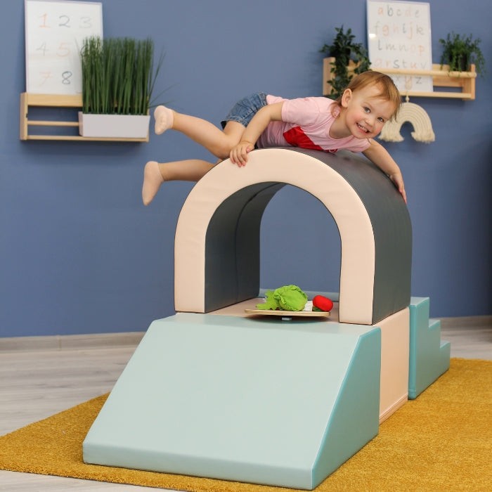 Soft Play Set Tunnel - Pastel