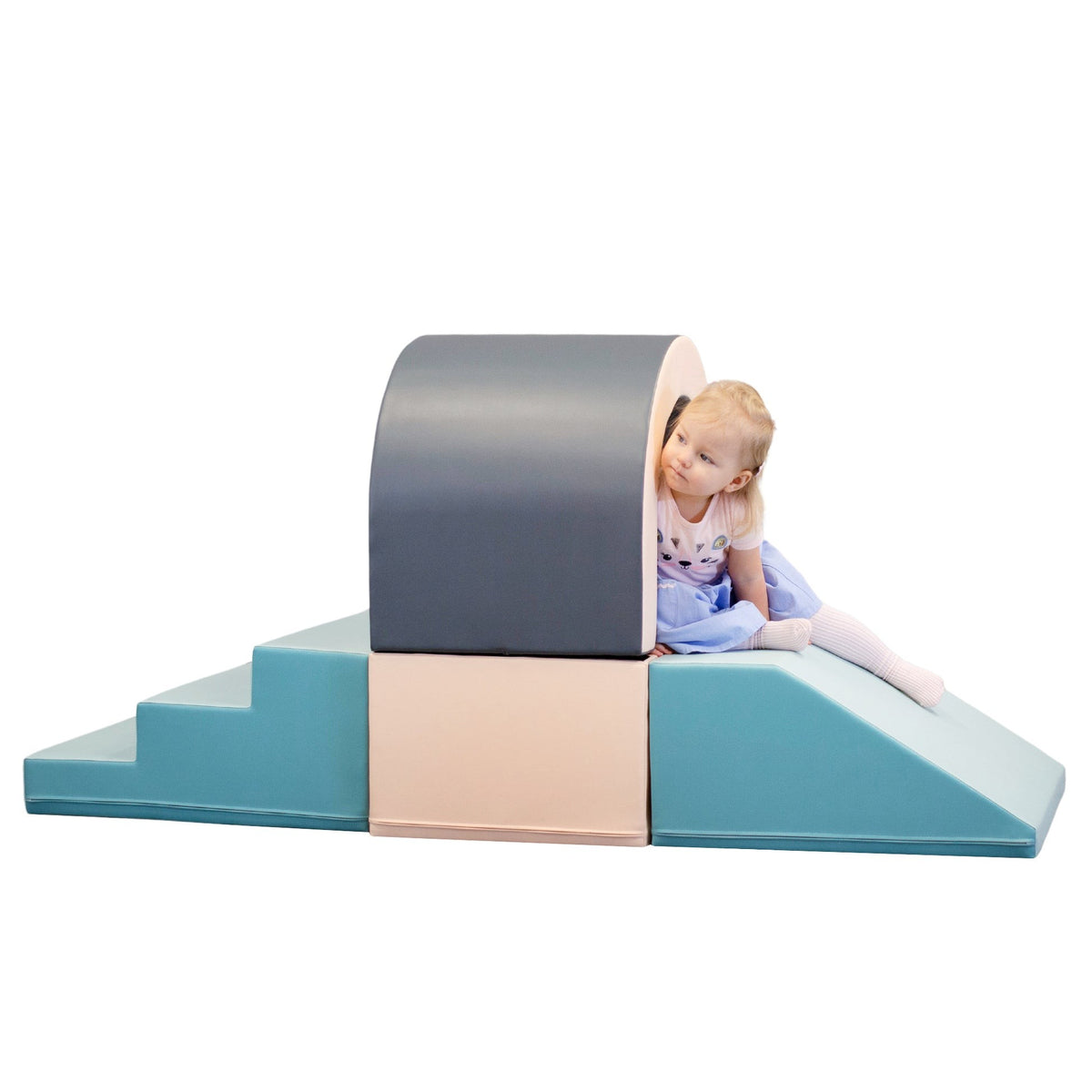 Soft Play Set Tunnel - Pastel