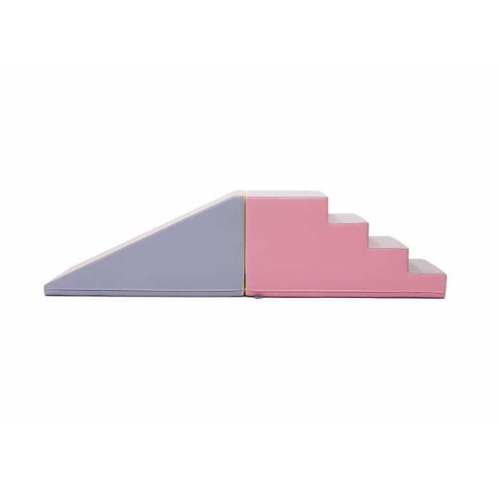Soft Play Step and Slide Set - Pastel