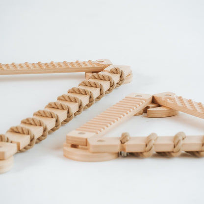 TipiToo® Small Balance Beam 3 Piece Set - Jute Rope