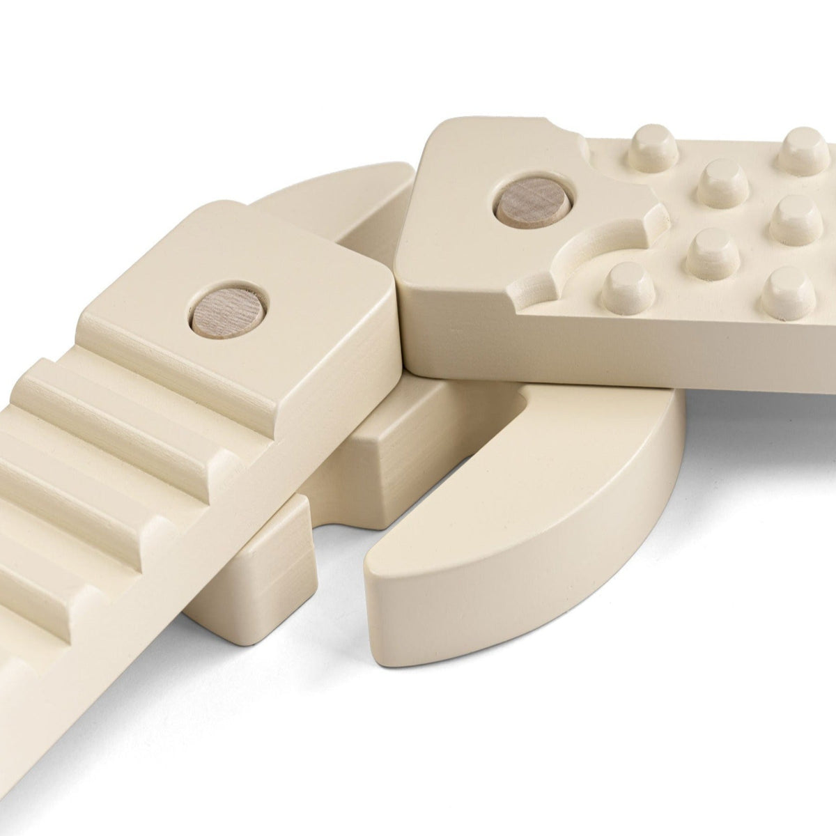TipiToo® Small Balance Beam 3 Piece Set - White Rope