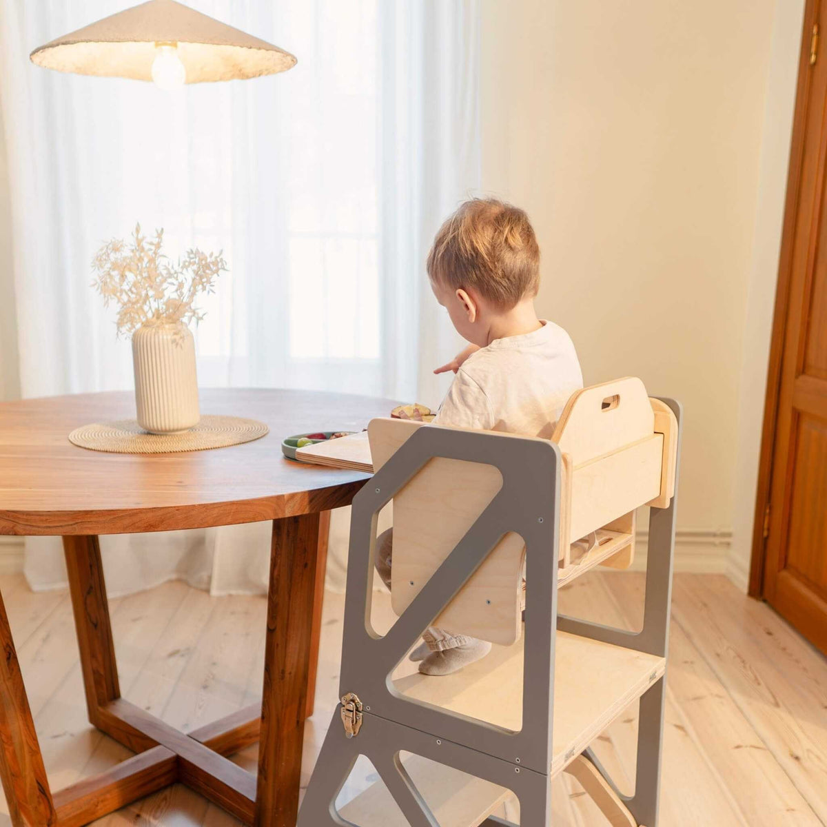 Transformable Kitchen Tower - Modustep and High Chair Combo
