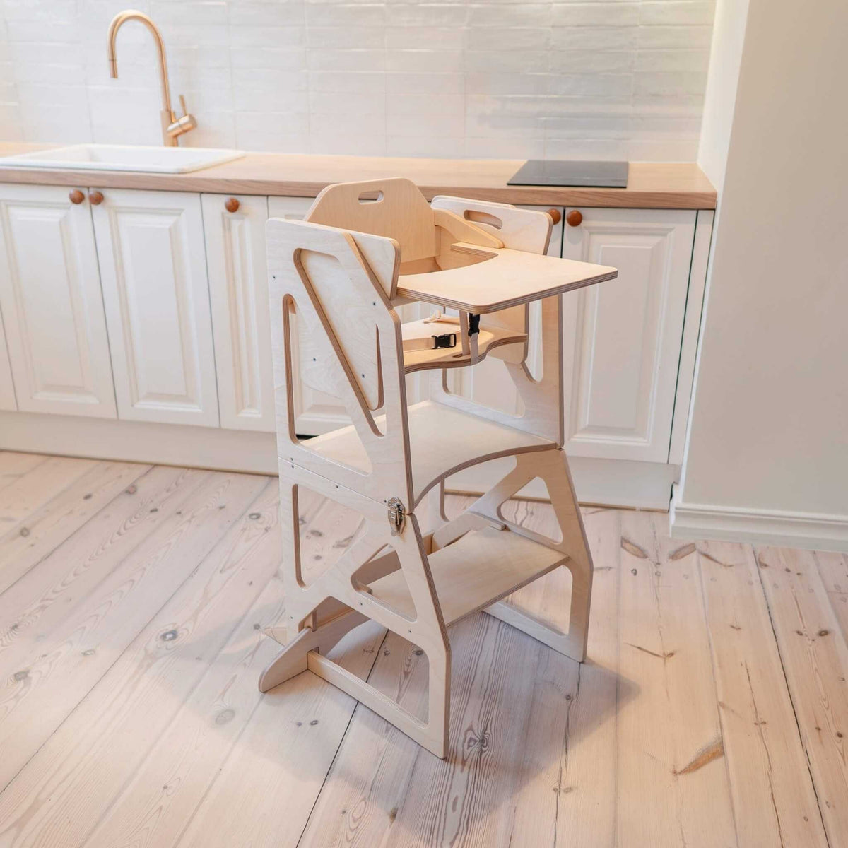 Transformable Kitchen Tower - Modustep and High Chair Combo