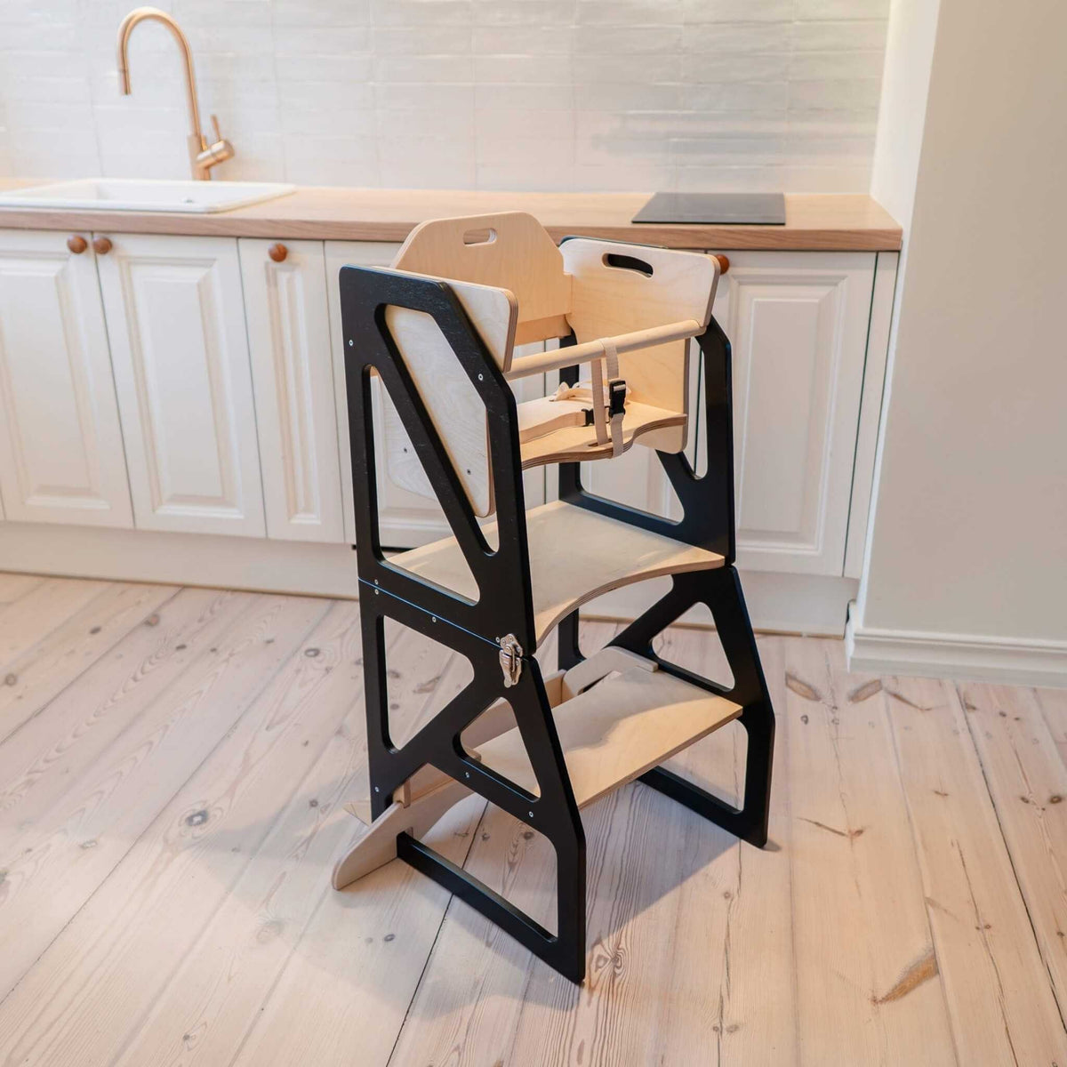 Transformable Kitchen Tower - Modustep and High Chair Combo