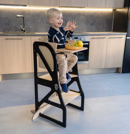 Transformable Kitchen Tower - Securestep and high chair combo
