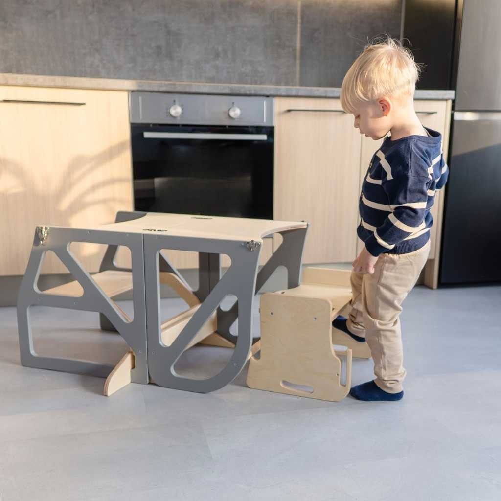 Transformable Kitchen Tower - Securestep and high chair combo