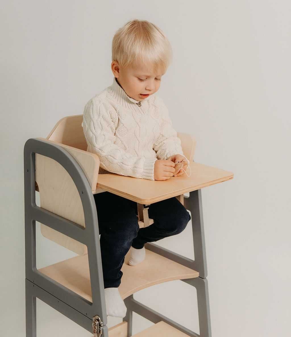 Transformable Kitchen Tower - Sleekstep and High Chair Combo