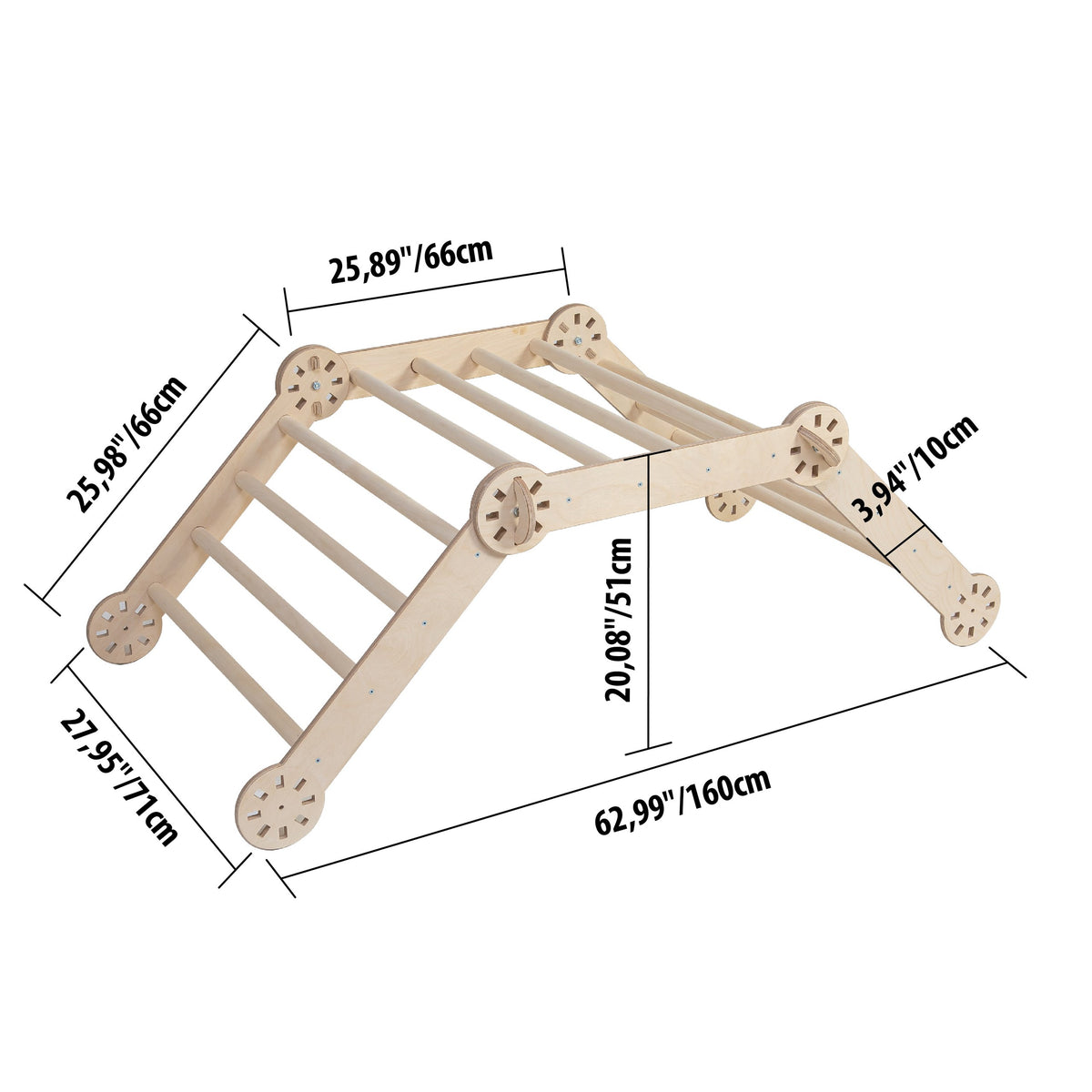 Transformable Montessori Climber With Ramp